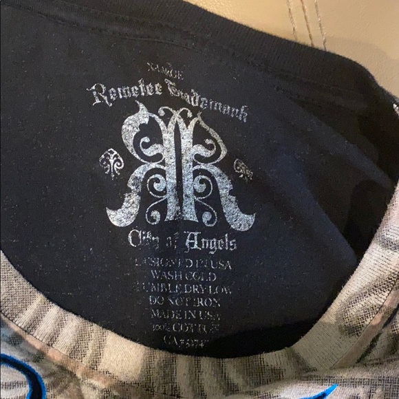 T-Shirt with rhinestones... “Ed Hardy like” - Picture 3 of 3